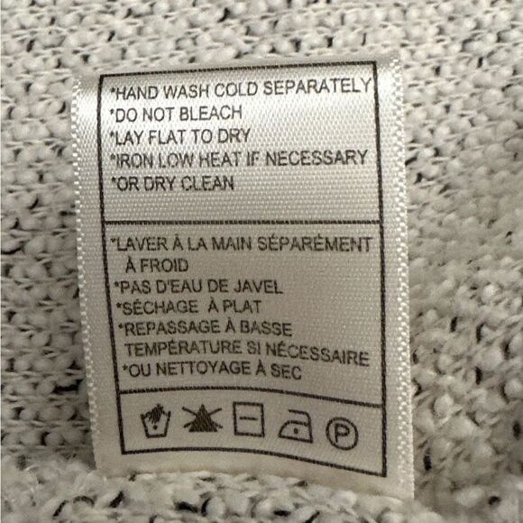 JACK By BB Dakota Sweater Womens Small Tweed Open Blazer Boho Fringe - Picture 9 of 9